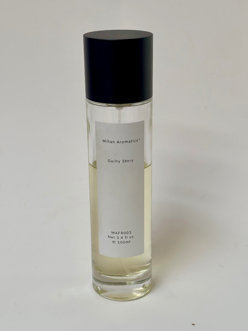 Milan Aromatics Guilty Story 3.4oz Partially Used Perfume